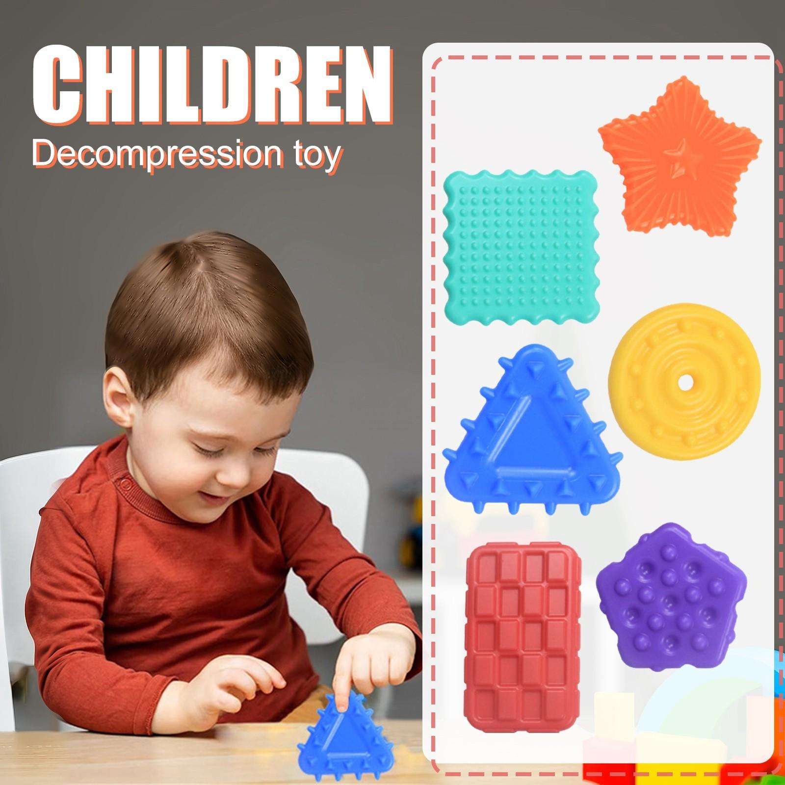 Продажа детских декомпрессионных игрушек, сенсорных игрушек, мягких силиконовых сенсорных игрушек